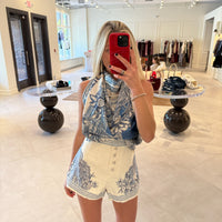 Villa Romantica Silk Scarf