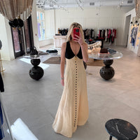 Row, Row, Row Your Buttons Dress