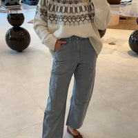 Scottie Fair Isle Mockneck