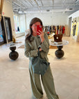 Wide Leg Pleated Pant