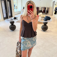 Iris Pleat Top