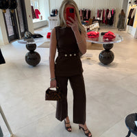 Kick Flare Cropped Pant