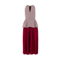 Long Peplum Dress