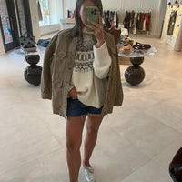 Scottie Fair Isle Mockneck