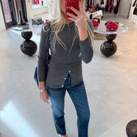 Layered Long Sleeve Sweater