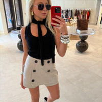 Double-Breasted Skort