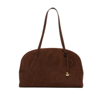 Suede Bowling Bag