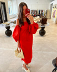 Balloon Sleeve Dress