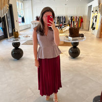 Long Peplum Dress