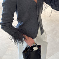 Charlotte Feather Cardigan