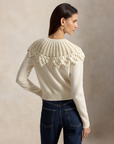 Lace Yoke Cardigan