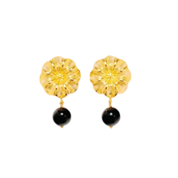 Sonia Daisy Color Pearl Earring