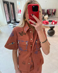 Dusty Embroidered Shirt