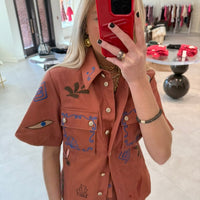 Dusty Embroidered Shirt