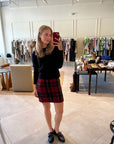 Plaid Mini Skirt