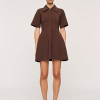 Sorrel Knit Shirt Dress