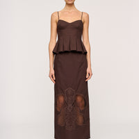 Iris Pleat Top