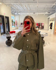Belted Utility Coat