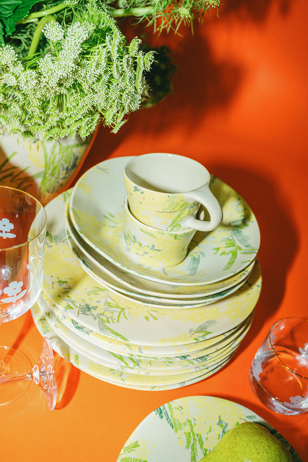 Cup and Saucer Pair