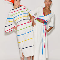 Ribbon Wrap Dress