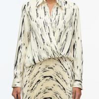 Abstract Drape Blouse