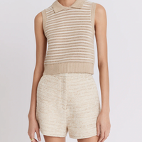 Tweed High-Waist Short