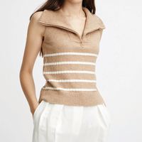 Striped Sailor Knit Vest