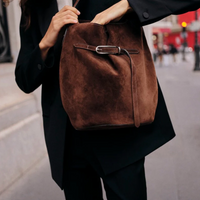 Large Belted Bucket Bag