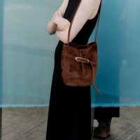 Belted Bucket Bag