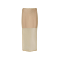 Organdy Pencil Skirt