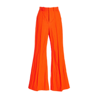 Paneled & Piped Flare Pant