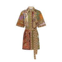 Clemenza Spliced Mini Dress
