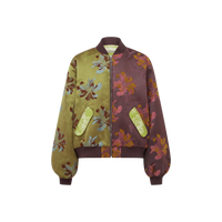 Adriana Jacquard Bomber Jacket