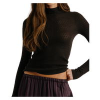 Marlo Lace-like Mockneck