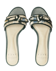 Grossgrain Raffia Flats