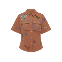 Dusty Embroidered Shirt