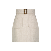 Belted Mini Skirt