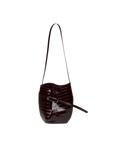 Belted Bucket Croc Bag