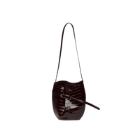 Belted Bucket Croc Bag