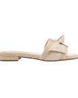Maxi Clarita Radded Raffia Flat