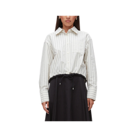 Cropped Bungee Waist Shirt