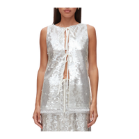 Sequin Flounce Tank
