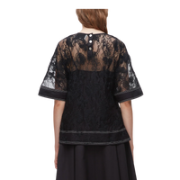 Floral Dimensional Flounce Top