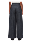 Denim Double Pleat Pant