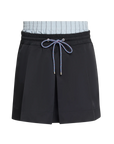 Double Waistband Mini Skirt