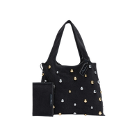 Denim Embellished Market Tote