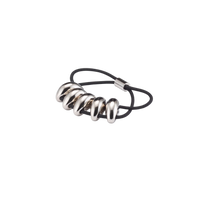 Glossy Dome Beaded Elastic