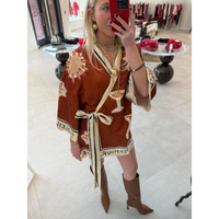 Soleil D'amour Wrap Mini Dress