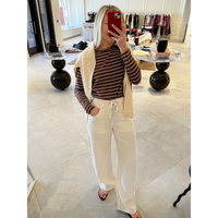 Brynn Drawstring Linen Trouser