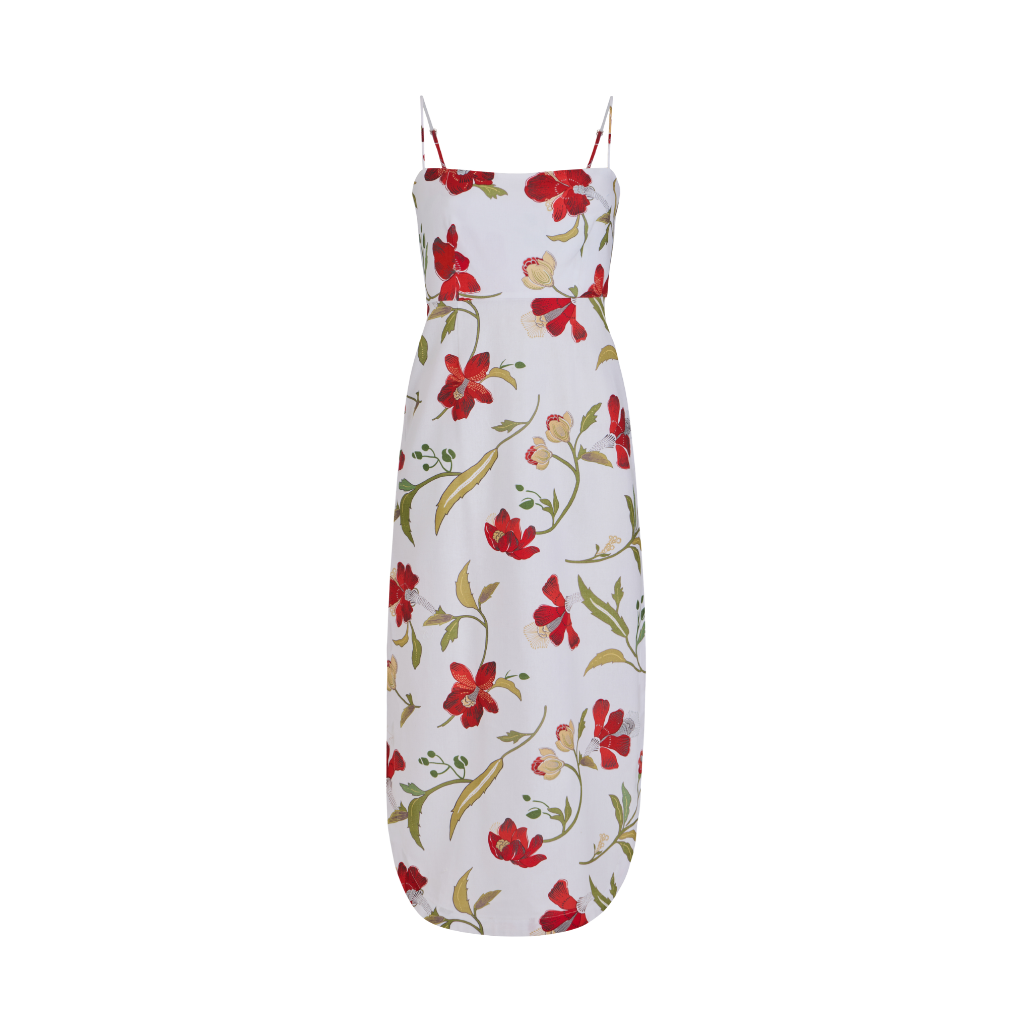 Curved Hem Midi Dress – Le Weekend Studio